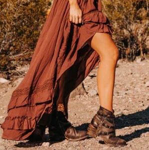 Freebird Leather gray Crue Ankle Booties. Size: 7